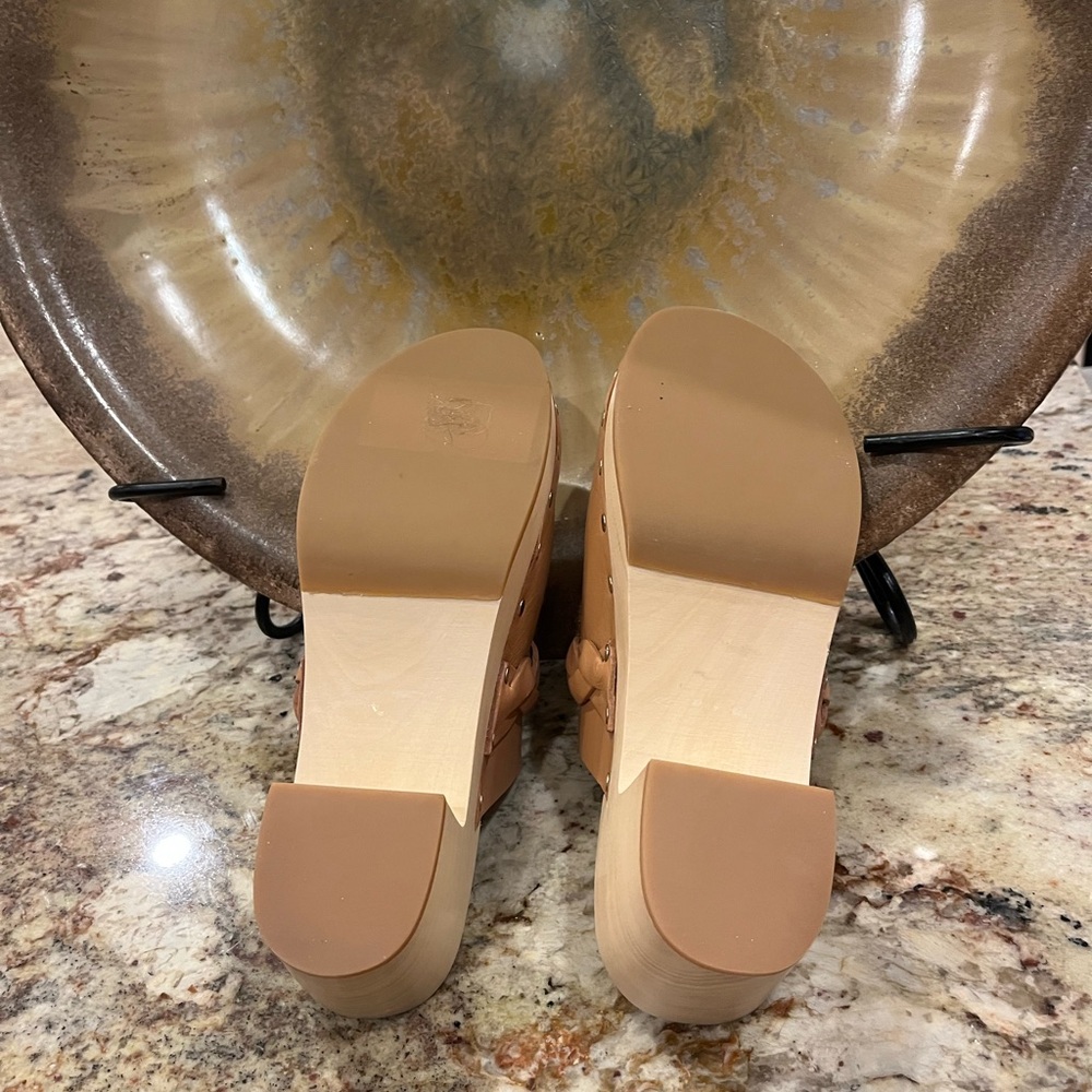 Loeffler Randall Tan Braided Mules Brand New! - Picture 2 of 4